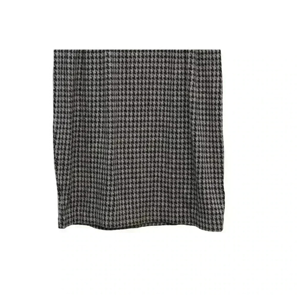 NWT Banana Republic Dress Size XS Houndstooth Fit & Flare Stretch Pleated - Picture 4 of 14